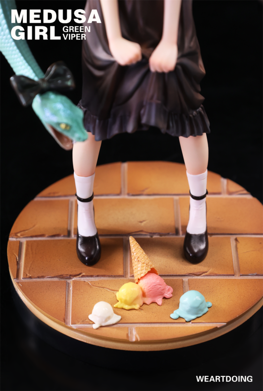 【Pre-order】WeArtDoing Studio Medusa Girl Green Viper & Crimson Viper Resin Statue