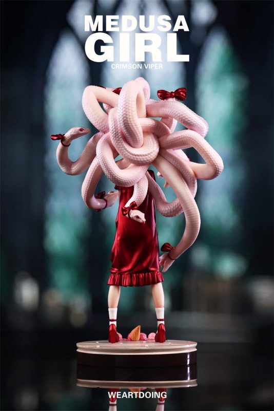 【Pre-order】WeArtDoing Studio Medusa Girl Green Viper & Crimson Viper Resin Statue