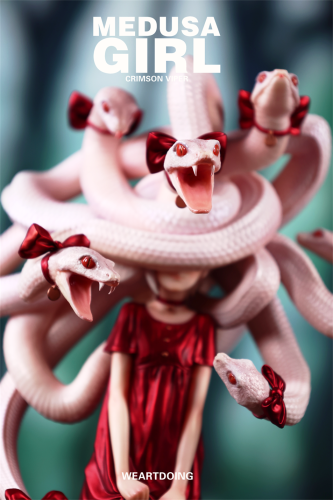 【Pre-order】WeArtDoing Studio Medusa Girl Green Viper & Crimson Viper Resin Statue