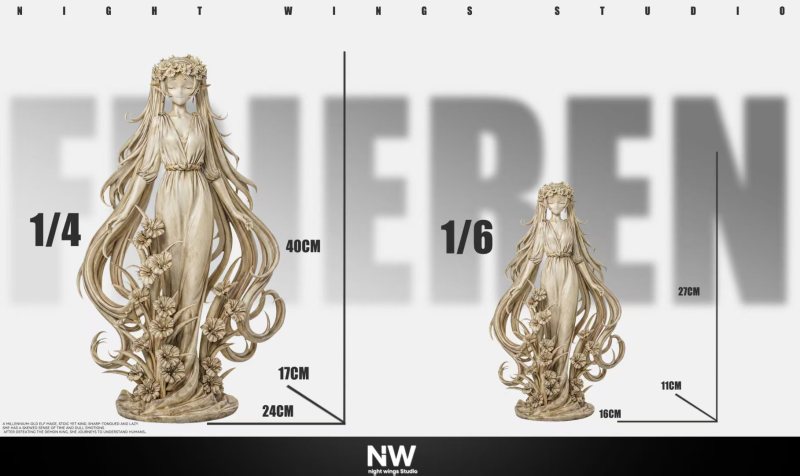 【Pre-order】Night Wing Studio 1/6&1/4 Scale Flower Girl Resin Statue