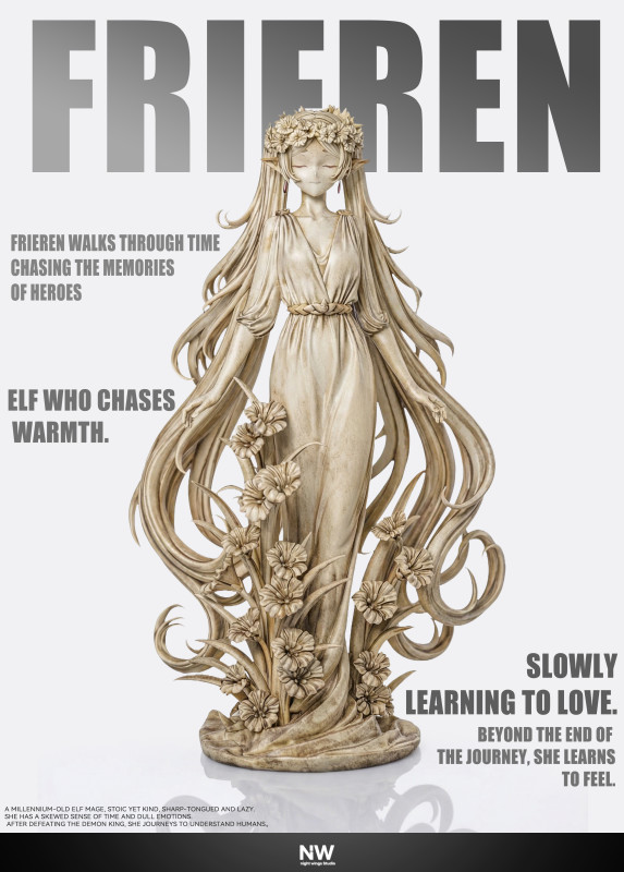 【Pre-order】Night Wing Studio 1/6&1/4 Scale Flower Girl Resin Statue