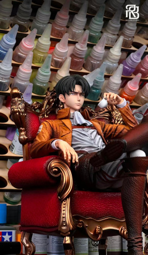 【Pre-order】ReBorn Studio AOT Levi Drinking Tea Resin Statue