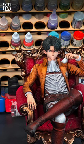 【Pre-order】ReBorn Studio AOT Levi Drinking Tea Resin Statue