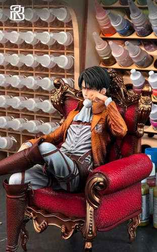 【Pre-order】ReBorn Studio AOT Levi Drinking Tea Resin Statue