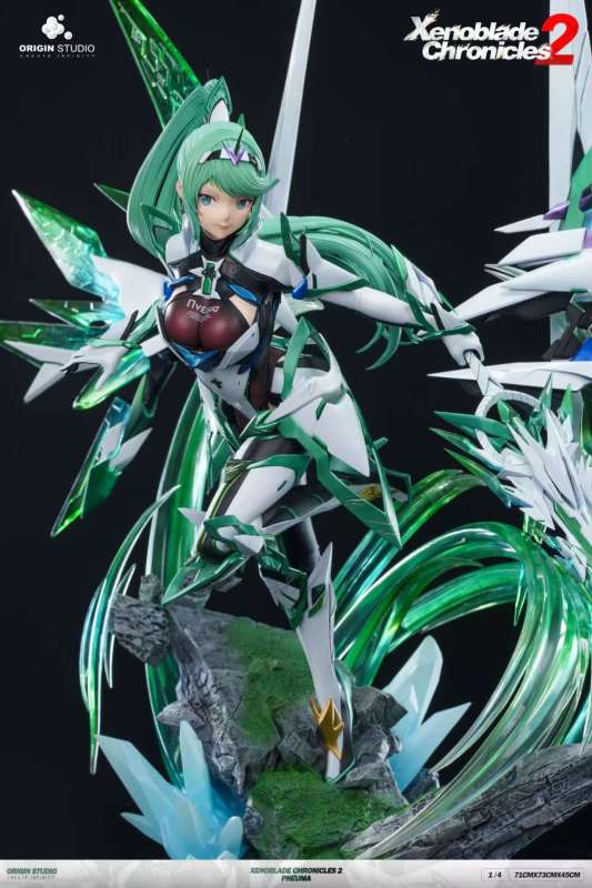 【Pre-order】ORIGIN STUDIO 1/4 Scale Xenoblade Chronicles 2 8th Anniversary First Release - Deluxe Combat Suit for Green Resin Statue