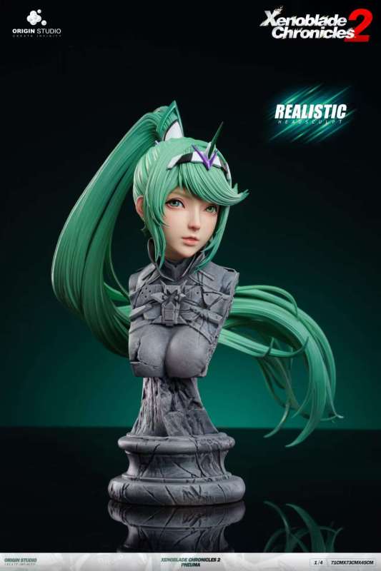 【Pre-order】ORIGIN STUDIO 1/4 Scale Xenoblade Chronicles 2 8th Anniversary First Release - Deluxe Combat Suit for Green Resin Statue