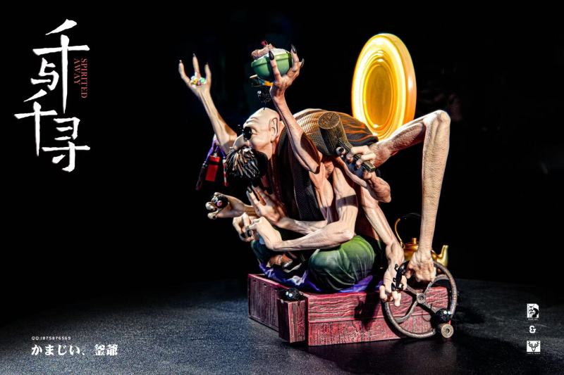 【Pre-order】Black Ant & White Deer Studio Spirited Away Kamaji Resin Statue