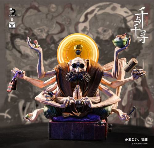 【Pre-order】Black Ant & White Deer Studio Spirited Away Kamaji Resin Statue