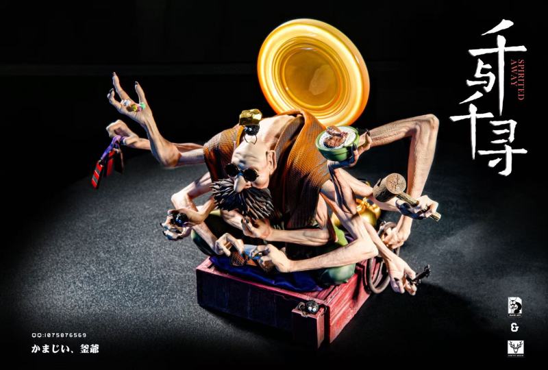 【Pre-order】Black Ant & White Deer Studio Spirited Away Kamaji Resin Statue