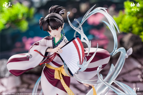 【Pre-order】Hunyu Studio 1/7 Scale Inuyasha — Messenger of the Wind: Kagura — Elegant Fan Dance Resin Statue
