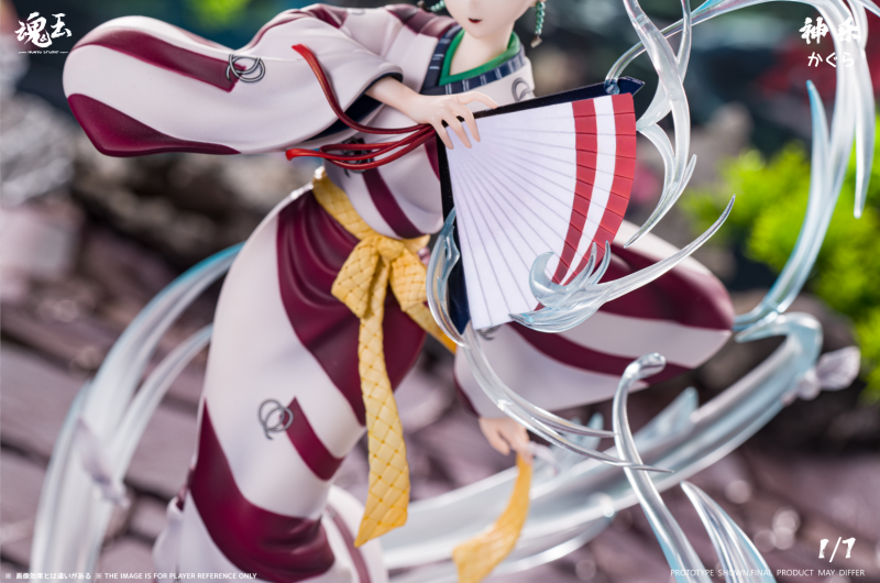 【Pre-order】Hunyu Studio 1/7 Scale Inuyasha — Messenger of the Wind: Kagura — Elegant Fan Dance Resin Statue