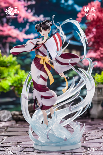 【Pre-order】Hunyu Studio 1/7 Scale Inuyasha — Messenger of the Wind: Kagura — Elegant Fan Dance Resin Statue