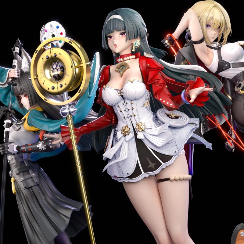 【Pre-order】Hakimi Studio 1/6 Scale Astra Yao x Hoshimi Miyabi x Evelyn Chevalier Resin Statue