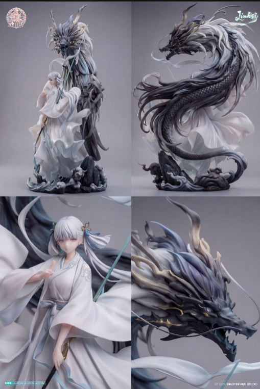 【Pre-order】Miaoyinfang Studio1/6 Scale Jinxī — White-Robed Dragon Rider Resin Statue