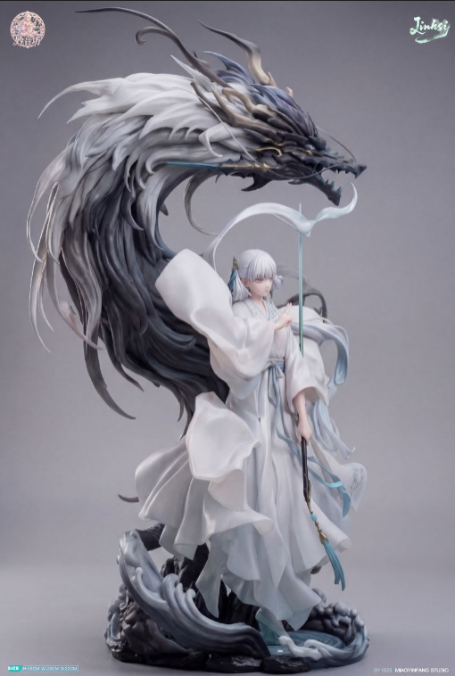 【Pre-order】Miaoyinfang Studio1/6 Scale Jinxī — White-Robed Dragon Rider Resin Statue