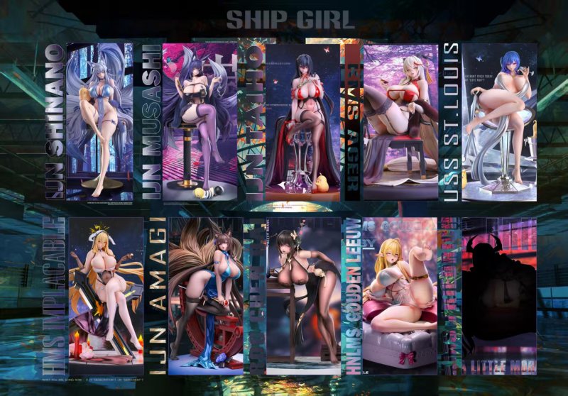 【Pre-order】Ship Girl Studio 1/6 Scale Ship Girl Series Vol. 10 — Xiao Jin Resin Statue