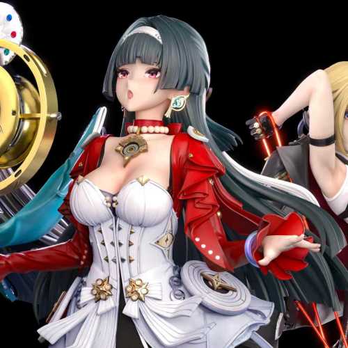 【Pre-order】Hakimi Studio 1/6 Scale Astra Yao x Hoshimi Miyabi x Evelyn Chevalier Resin Statue