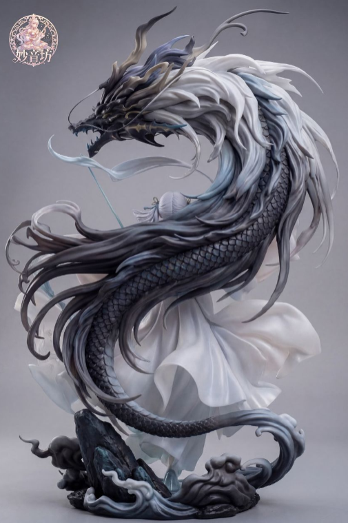 【Pre-order】Miaoyinfang Studio1/6 Scale Jinxī — White-Robed Dragon Rider Resin Statue
