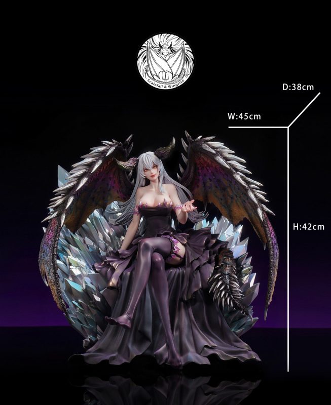 【Pre-order】Scalefall ＆ Wingrise Studio 1/4 Scale Ruiner Nergigante Girl Resin Statue