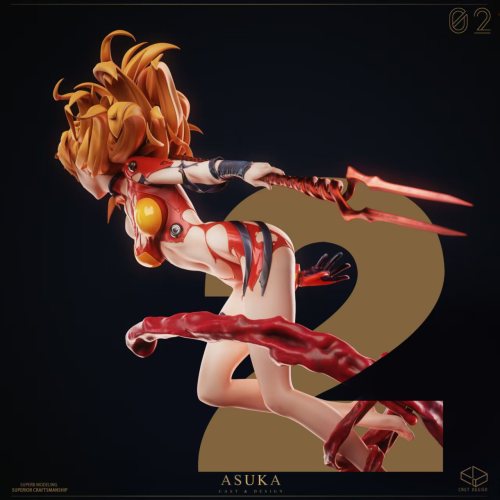 【Pre-order】Cast Design Studio 1/4 Scale The Crimson Valkyrie — Asuka Resin Statue