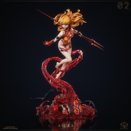 【Pre-order】Cast Design Studio 1/4 Scale The Crimson Valkyrie — Asuka Resin Statue