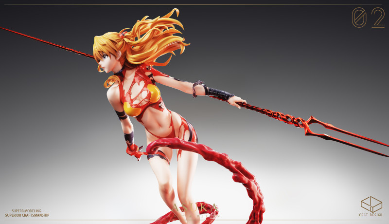 【Pre-order】Cast Design Studio 1/4 Scale The Crimson Valkyrie — Asuka Resin Statue