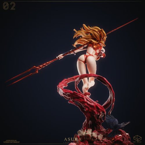 【Pre-order】Cast Design Studio 1/4 Scale The Crimson Valkyrie — Asuka Resin Statue