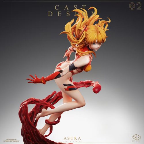 【Pre-order】Cast Design Studio 1/4 Scale The Crimson Valkyrie — Asuka Resin Statue