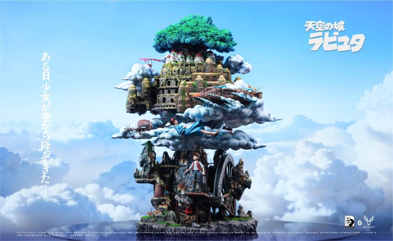 【Pre-order】Black Ant & White Deer Studio 1/4 Scale Castle in the Sky Statue