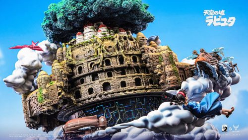 【Pre-order】Black Ant & White Deer Studio 1/4 Scale Castle in the Sky Statue