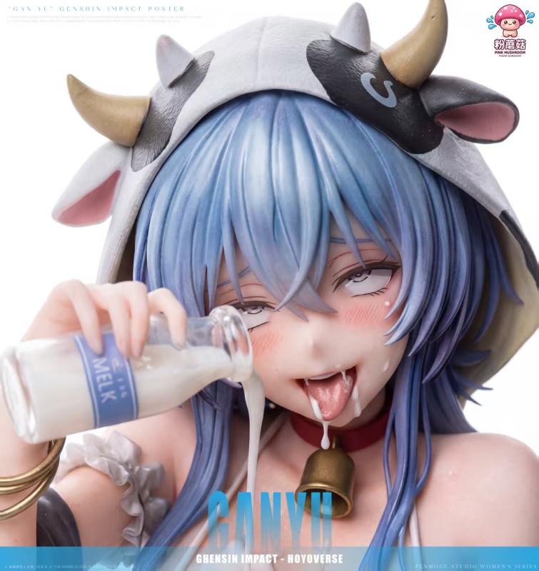 【Pre-order】Pink Mushroom Studio 1/6 Scale Ganyu — Coconut Milk Sea Breeze Resin Statue