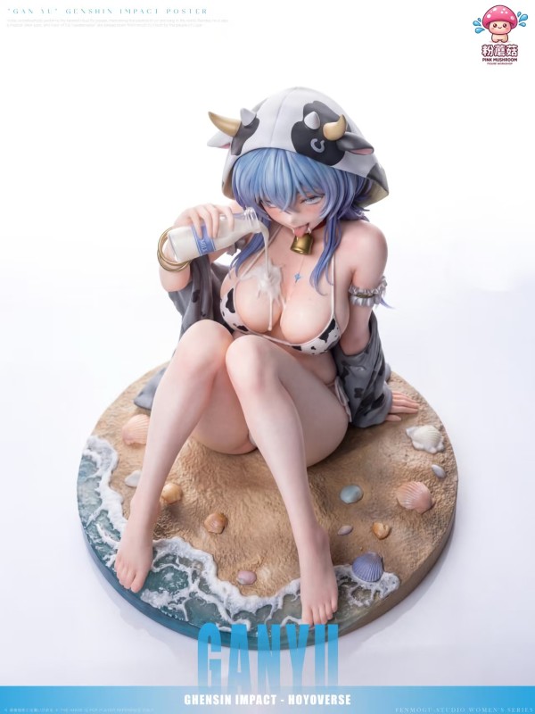 【Pre-order】Pink Mushroom Studio 1/6 Scale Ganyu — Coconut Milk Sea Breeze Resin Statue