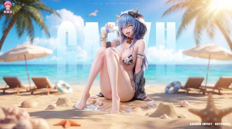 【Pre-order】Pink Mushroom Studio 1/6 Scale Ganyu — Coconut Milk Sea Breeze Resin Statue
