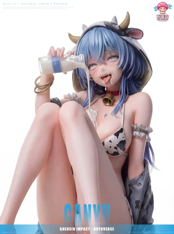 【Pre-order】Pink Mushroom Studio 1/6 Scale Ganyu — Coconut Milk Sea Breeze Resin Statue