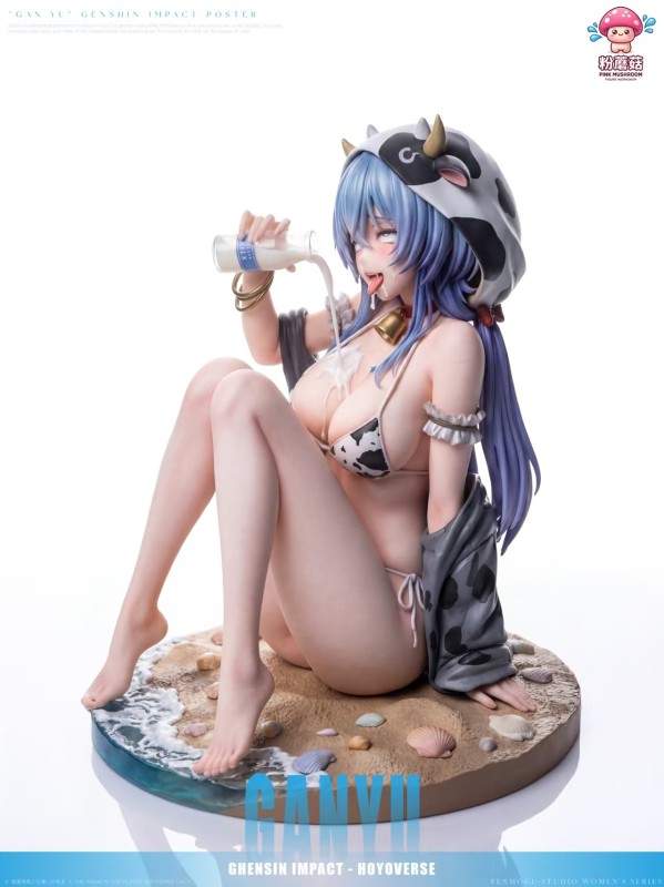 【Pre-order】Pink Mushroom Studio 1/6 Scale Ganyu — Coconut Milk Sea Breeze Resin Statue