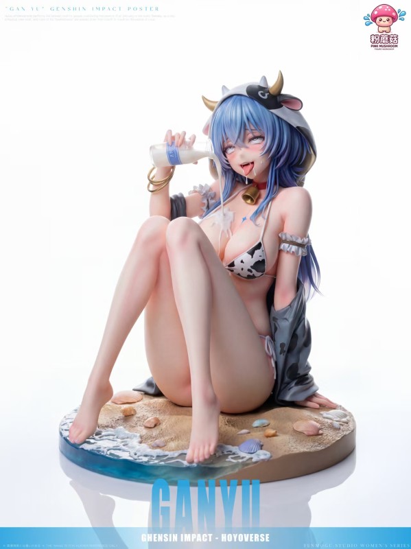 【Pre-order】Pink Mushroom Studio 1/6 Scale Ganyu — Coconut Milk Sea Breeze Resin Statue