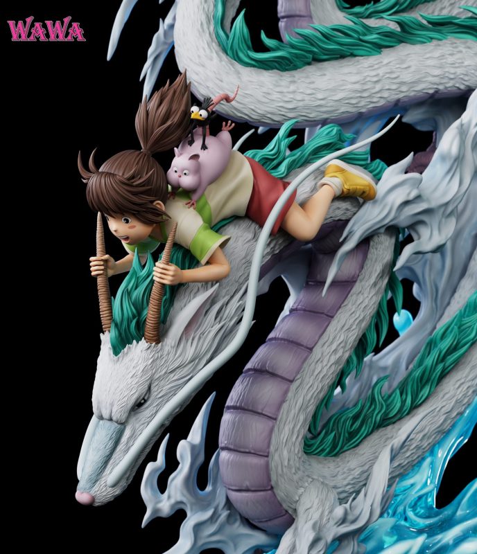 【Pre-order】Wawa Studio Chihiro Ogino X Haku Resin Statue
