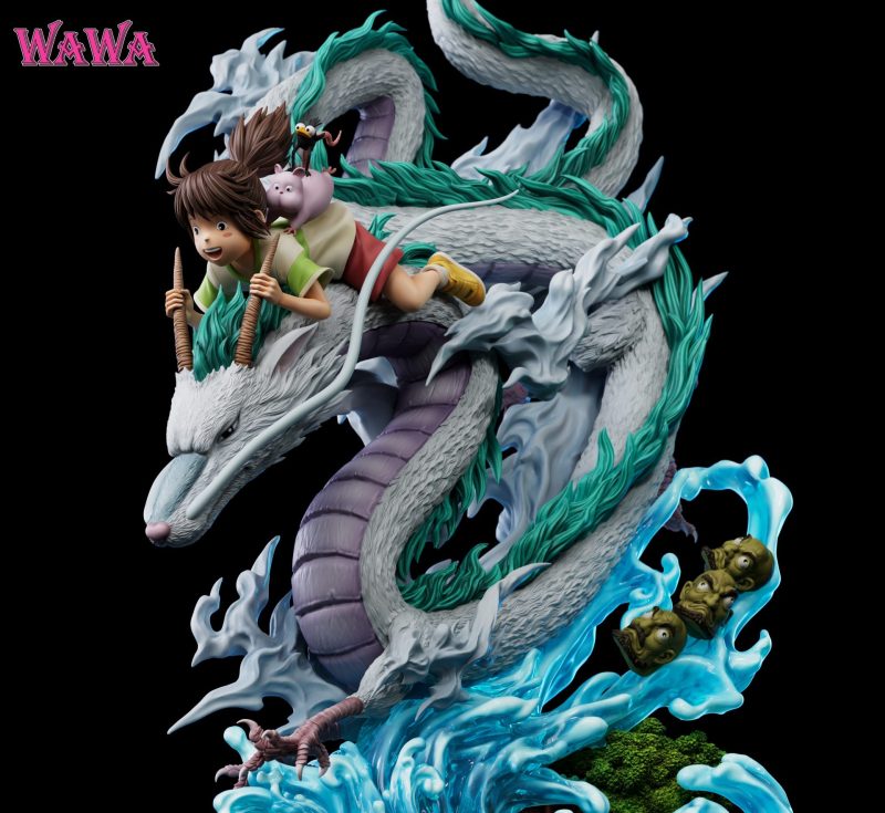 【Pre-order】Wawa Studio Chihiro Ogino X Haku Resin Statue