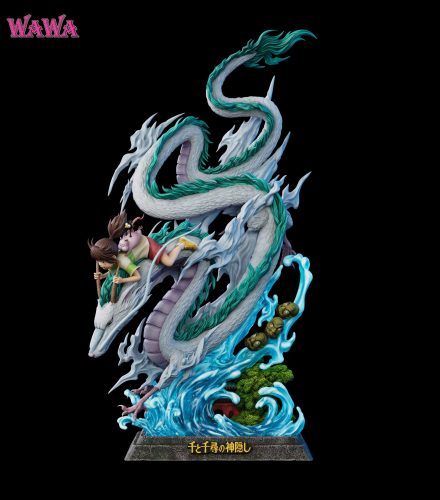 【Pre-order】Wawa Studio Chihiro Ogino X Haku Resin Statue