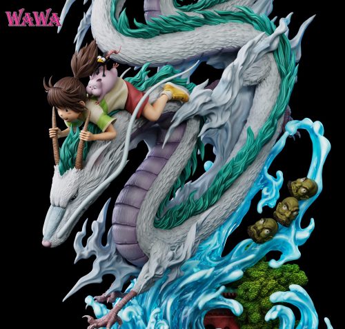【Pre-order】Wawa Studio Chihiro Ogino X Haku Resin Statue
