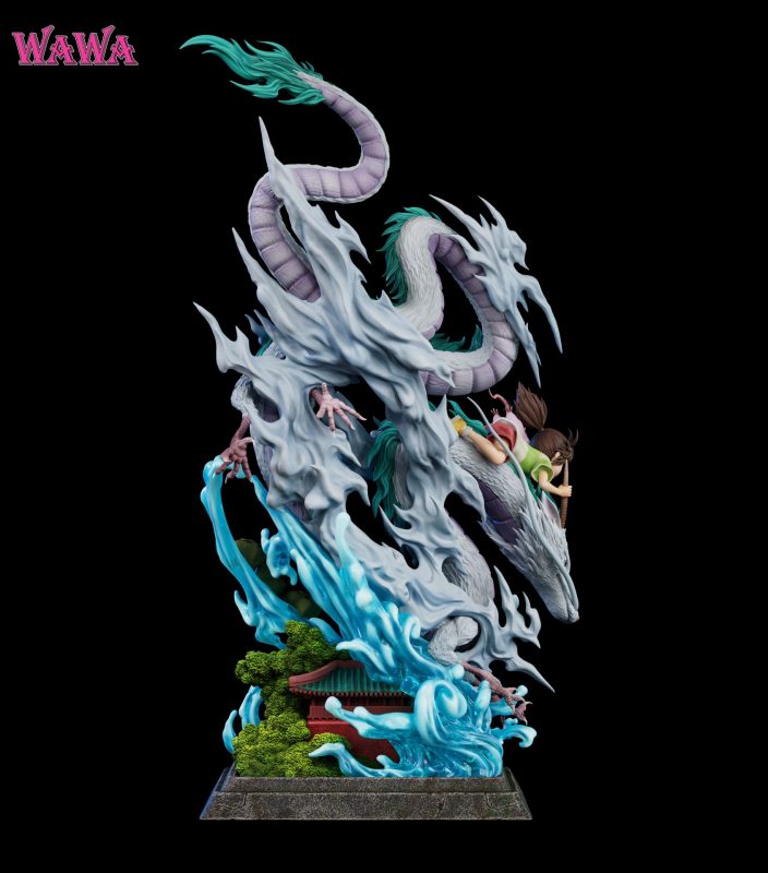 【Pre-order】Wawa Studio Chihiro Ogino X Haku Resin Statue