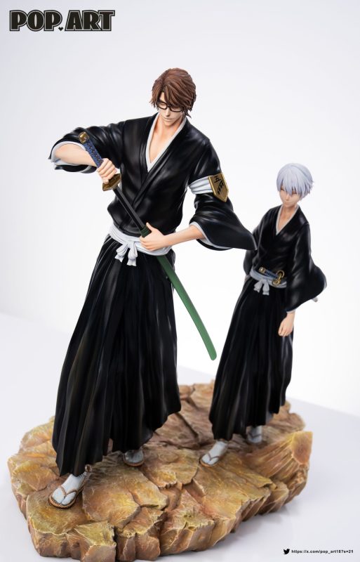 【Pre-order】POP ART Studio 1/6 Scale Sousuke Aizen X Gin Ichimaru Resin Statue