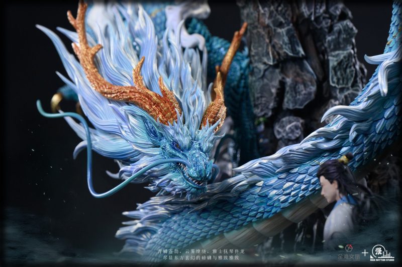 【Pre-order】Man Rhythm Studio Classic of Mountains and Seas Series Vol.1 Azure Dragon Resin Statue