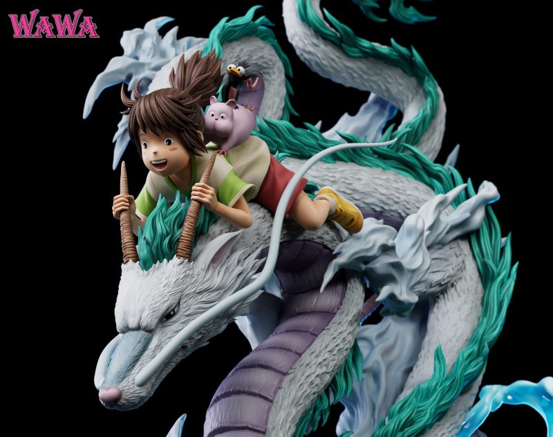 【Pre-order】Wawa Studio Chihiro Ogino X Haku Resin Statue