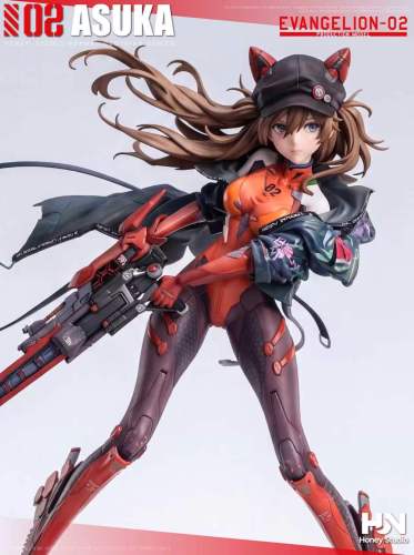 【Pre-order】Honey Studio 1/6&1/4 Scale Asuka in Street Combat Suit Resin Statue