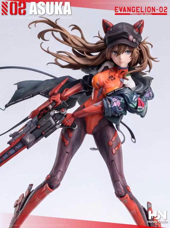 【Pre-order】Honey Studio 1/6&1/4 Scale Asuka in Street Combat Suit Resin Statue