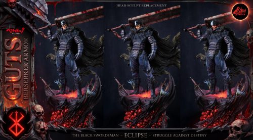 【Pre-order】Black Studio 1/3 & 1/6 Scale Guts Resin Statue