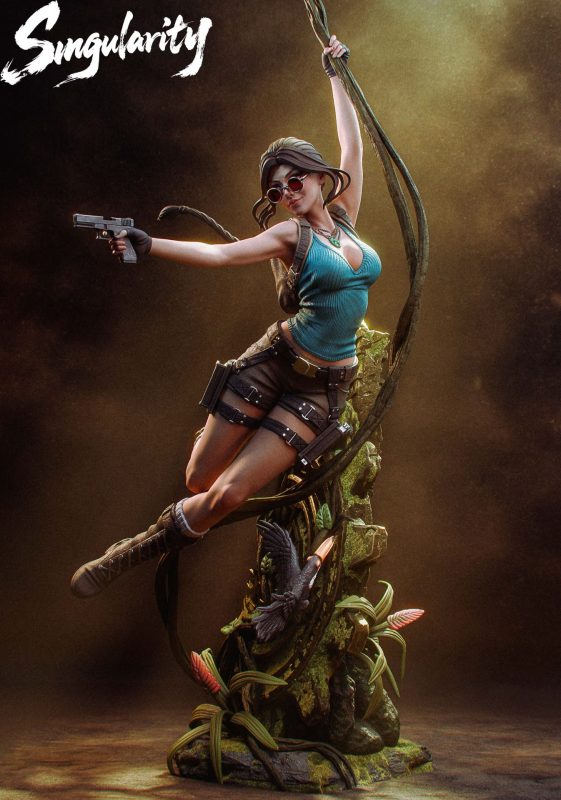 【Pre-order】Singularity Studio 1/6 & 1/4 Scale Lara Croft Statue Resin