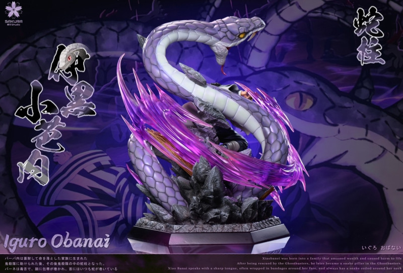 【Pre-order】Sakura Studio 1/8 Scale Obanai Iguro Snake Hashira Resin Statue