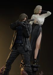 【Pre-order】Hyperspace Studio 1/4 Scale Leon & Grace Resin Statue